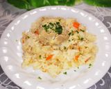 炊飯器にお任せ♪ 鶏肉のミルクピラフ作り方15写真