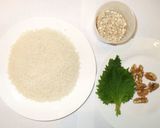 はと麦ご飯♪簡単！まぜて炊くだけ！紫蘇入作り方1写真
