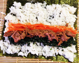 大豆のお肉使用 韓国風のり巻き作り方8写真
