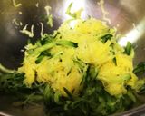 そうめんカボチャとキュウリの胡麻和え作り方3写真