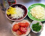 甘酸っぱい塩トマトのピザトースト♪作り方2写真