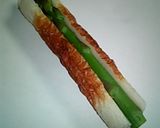 アスパラちくわのパン粉焼き(^o^)b作り方2写真