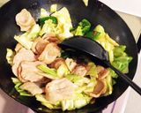 大豆ミートでホイコーロー風中華炒め作り方5写真