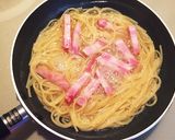 コーンスープの素でワンポットパスタ！作り方3写真