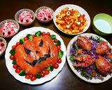 ハロウィンに！芋虫と指のトマト煮作り方8写真
