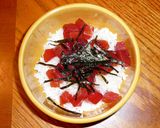 漁獲制限に負けないゾ☆自宅でマグロ丼作り方3写真