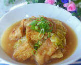 フライパン1つ簡単♡鶏肉と白菜のみぞれ煮作り方6写真