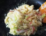 ふんわりかに玉蕎麦作り方3写真