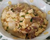 豚と豆腐と卵で♪シャア専用『赤』の他人丼作り方3写真