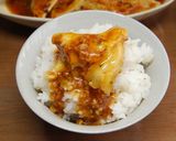 超簡単！麻婆豆腐の素で作る麻婆餃子♪作り方8写真