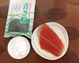 超簡単、鮭の青のりあんかけ作り方1写真