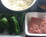 かさまし！おからのピーマンの肉詰め♪作り方1写真