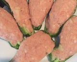 かさまし！おからのピーマンの肉詰め♪作り方3写真