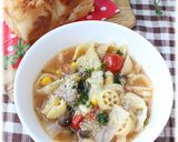 ワンポットパスタでスープジャー★トマト味作り方8写真