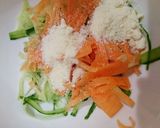 ペラペラ野菜とチキン☆シーザーサラダ作り方4写真