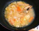 金目鯛あらの煮付け サフラン風味作り方6写真
