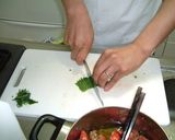 **イタリア風鯖味噌煮の冷製パスタ**作り方3写真