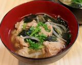 朝から元気に♪大豆のお肉フィレdeみそ汁作り方3写真