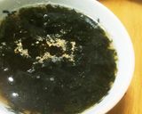 もみ海苔と塩昆布の時短スープ作り方4写真