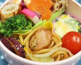 ワンポットパスタ＊焼きそば風～焼きスパ作り方5写真