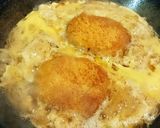 節約！カツ丼より美味しい?!コロッケ煮☆作り方4写真