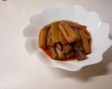 簡単。いもがら（やつ頭の茎）の酢醤油漬け作り方9写真