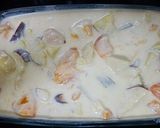 さつま芋と柿のホットヨーグルトデザート作り方5写真