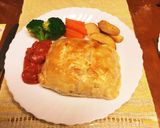 クリスマスに！鶏肉のクリームパイ包み焼き作り方10写真