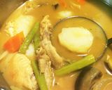 たっぷり野菜と手羽先のカレースープ。作り方6写真