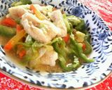 豚肉ソテー☆野菜たっぷりカレーあん♪♪作り方2写真
