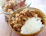 糖質オフ大豆のお肉で舞茸と大豆の肉そぼろ作り方14写真