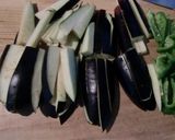 湯豆腐の昆布を、ナスとピーマンでリメイク作り方3写真