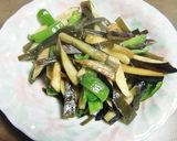 湯豆腐の昆布を、ナスとピーマンでリメイク作り方7写真