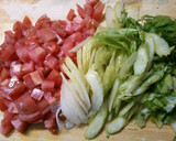 簡単豚肉のソテー トマトとセロリのソース作り方1写真
