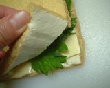 とろ～りチーズ入り厚揚げバター醤油焼き♪作り方3写真
