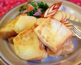 食パンで!スポンジボブのフレンチトースト作り方1写真