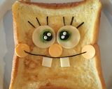 食パンで!スポンジボブのフレンチトースト作り方7写真