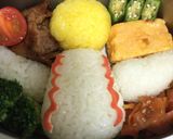 キャラ弁☆万博記念公園 太陽の塔作り方2写真