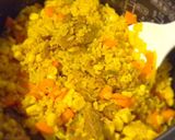 炊飯器だけで大豆のお肉のドライカレー作り方4写真