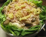 白菜と鶏ひき肉のレンジ蒸し作り方1写真