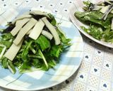 すぐできて好評♪水菜の☆海苔チーズサラダ作り方4写真