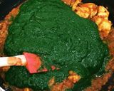 サグチキン　インドのほうれん草のカレー作り方7写真