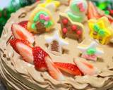 マシュマロフォンダンでクリスマスケーキ作り方19写真