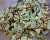 朝ごはんにちょい足し納豆☆揚げ玉&青のり作り方2写真