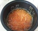 炊飯器☆にんじんピラフ作り方2写真