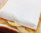 朝食に☆卵と玉ねぎシャンタン炒めトースト作り方5写真
