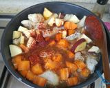 韓国料理 タットリタン/鶏の煮込み作り方4写真
