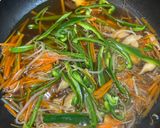 冷凍唐揚げの甘酢野菜あんかけ♪作り方4写真