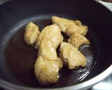 簡単・鶏むね肉のはちみつ醤油煮作り方4写真