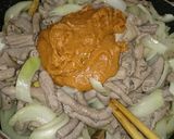 お年寄り絶讚シリーズ❗モツ味噌炒め❗作り方7写真